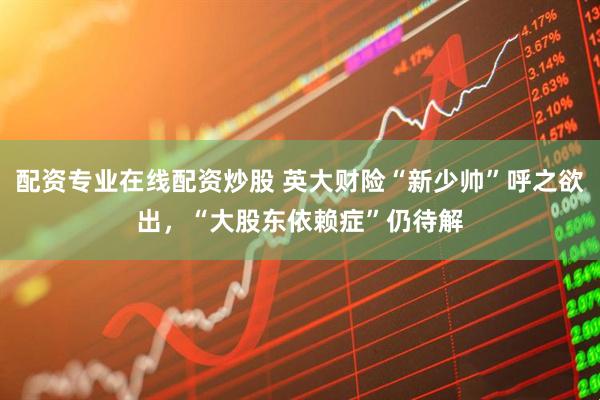 配资专业在线配资炒股 英大财险“新少帅”呼之欲出,“大股东依赖症”仍待解